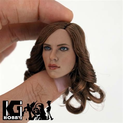 Custom 1/6 scale Female action figure head sculpt-scarlett | Scarlett ...