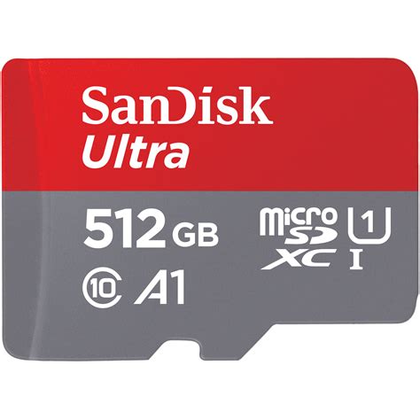 SanDisk 512GB Ultra UHS-I microSDXC Memory SDSQUAR-512G-GN6MA