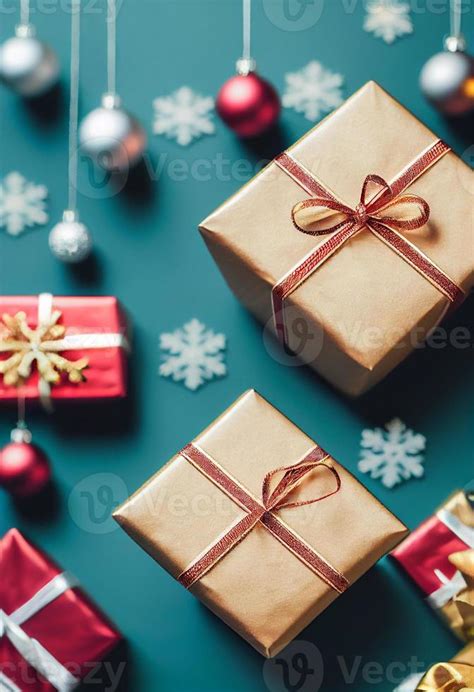 Christmas gift boxes and ornaments 13946089 Stock Photo at Vecteezy