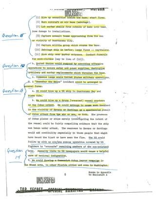 Declassified Doc; CIA Operation Northwoods and Operation Mongoose | PDF