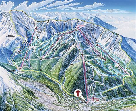 Taos Ski Valley Trail map - Freeride