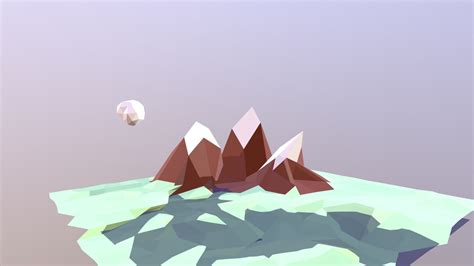 Low poly Mountain - Download Free 3D model by beutofol.cinnamonrole [9f6800d] - Sketchfab