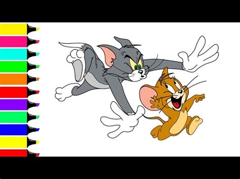 Tom And Jerry Happy Birthday Coloring Pages