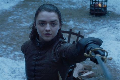 "I ended on the perfect scene," Arya Stark actress Maisie Williams says ...