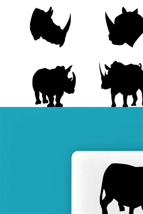 Rhino Silhouette – MasterBundles