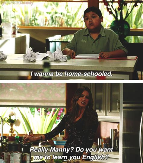 Manny delgado | Modern family quotes, Modern family funny, Family funny