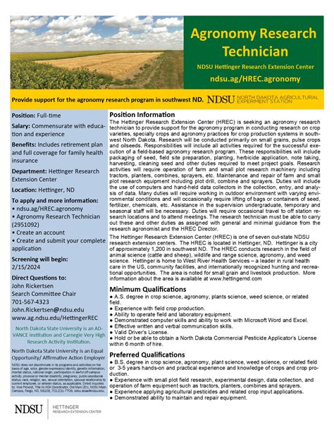 Agronomy Research | NDSU Agriculture