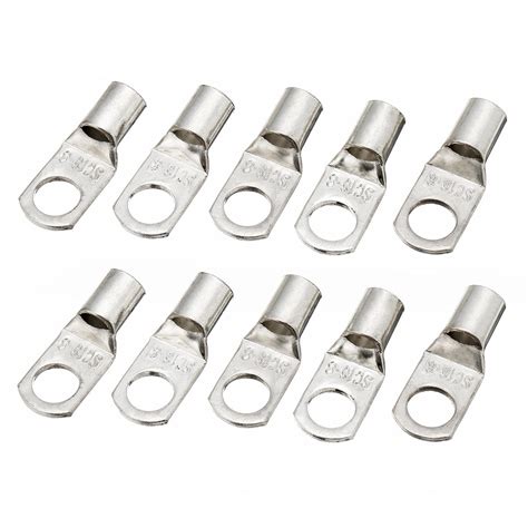 10 pcs 16mm²x8mm copper cable lugs electrical terminal block wire connectors Sale - Banggood.com ...