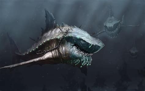 imgur.com | Shark art, Sharks scary, Mythical creatures art