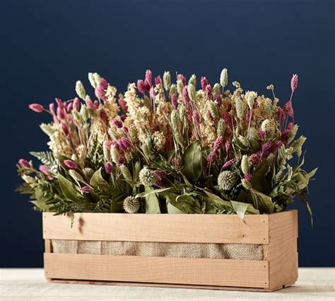 Dried Lavender Centerpiece | Artificial Flowers | Pottery Barn