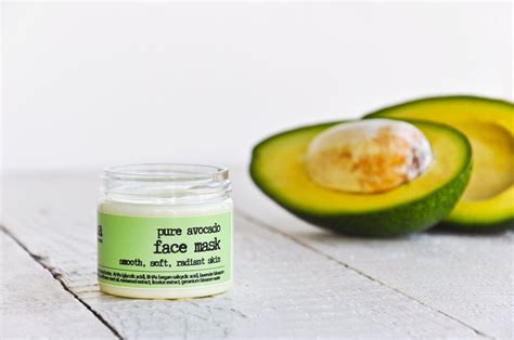 Avocado Face Mask, Nourishing Face Mask, Moisturizing, Sensitive and Dry Skin, Tired Dull Skin ...