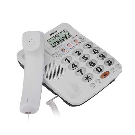 Ccdes 2-line Corded Phone with Speakerphone Speed Dial Corded Phone ...