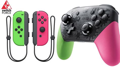 NEW Switch Joy Con + Pro Controller! Splatoon 2 JoyCon Release Date ...