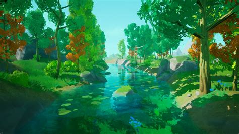 Stylized Nature Landscape Kit in Environments - UE Marketplace