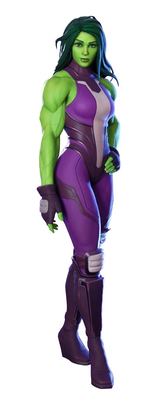 Fortnite She-Hulk Skin Render by Hyperborean82 on DeviantArt