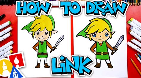 How To Draw Link From Zelda - Art For Kids Hub