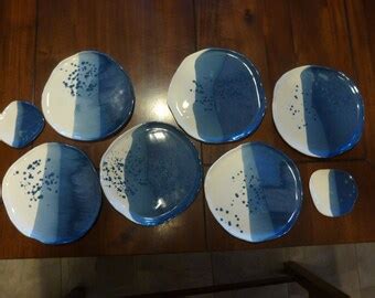 Items similar to Custom handmade plates, monogramed, perfect for parties, weddings, tea partys ...