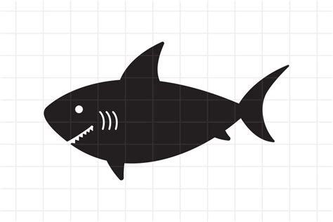 Shark SVG, Shark Silhouette, Shark cut file (730705)