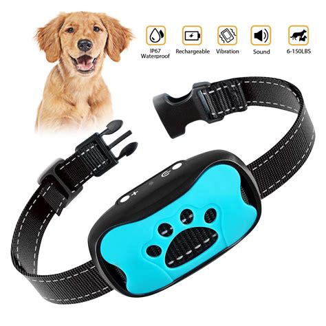 DogRook Dog Bark Collar- Humane Anti Barking Training Collar Vibration No Shock Dog Collar Stop ...