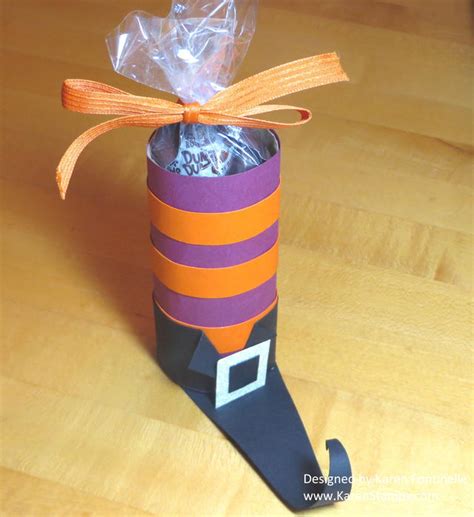 Halloween Witch's Boot Candy Treat Holder