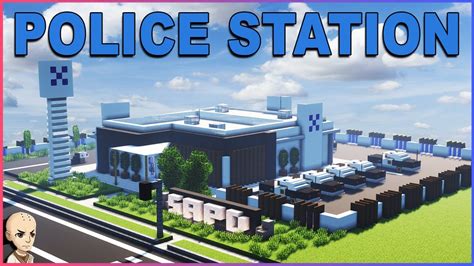 ★Minecraft Tutorial: How To Make A Modern Police Station with Interior.★ - YouTube