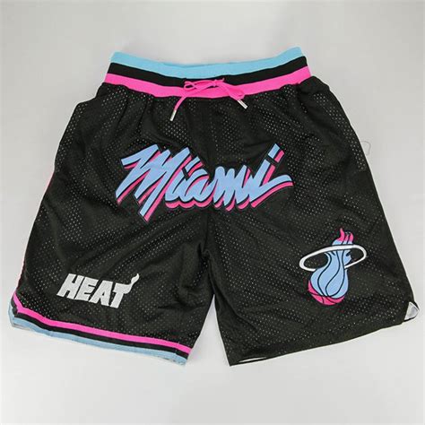 Justdon x NBA Miami Team Shorts