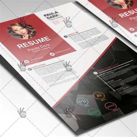 Black&White Business Card - Free PSD Template