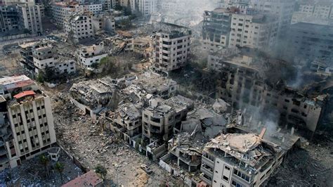 Drone Footage Shows Scale of Gaza Damage After Israeli Strikes