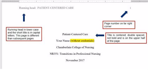 How to Use APA Format: A Nursing Student’s Guide | Chamberlain University