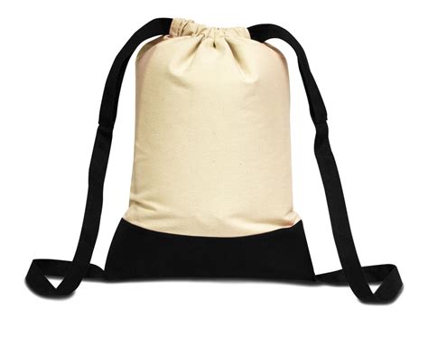 Cotton Canvas Drawstring Backpack – Totebagwholesale