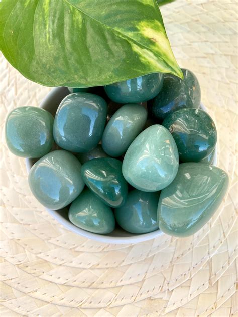 AVENTURINE Crystal Aventurine Tumbled Tumbled Aventurine | Etsy