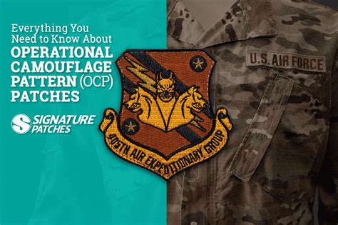 Everything You Need to Know About Operational Camouflage Pattern (OCP) Patches - Signature Patches