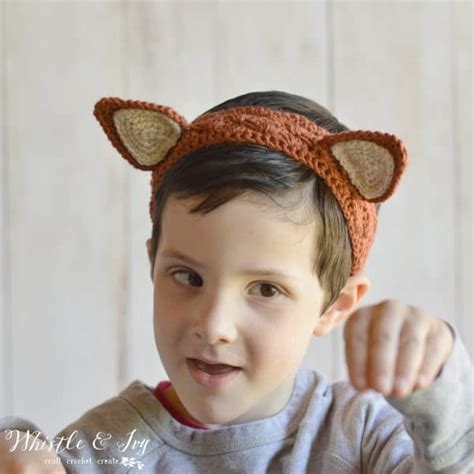 Woodland Animal Ears Crochet Pattern - Whistle and Ivy