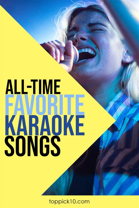 Top 10 Karaoke Songs That NEVER Get Old | Karaoke songs, Karaoke, Songs