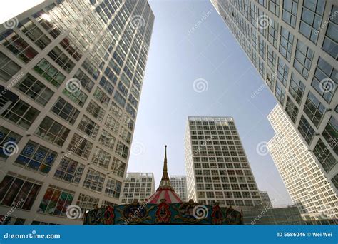 Skyscrapers in Beijing stock photo. Image of cityscape - 5586046