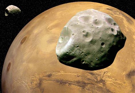 Mars with Phobos and Deimos | Anne’s Astronomy News