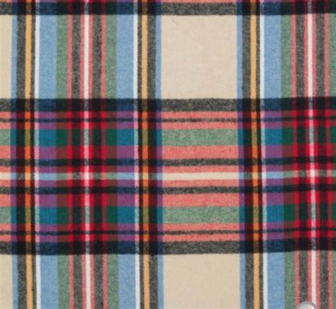 Tan Multi Plaid Flannel Fabric by the Yard Tartan Plaid | Etsy