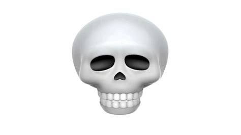 Skull emoji | Ios 11, Iphone, İphone x