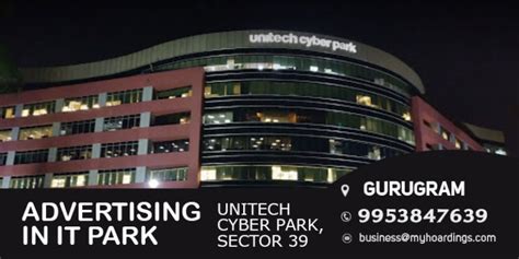 Advertising in Unitech Cyber Park Gurugram | Branding in Gurgaon ...