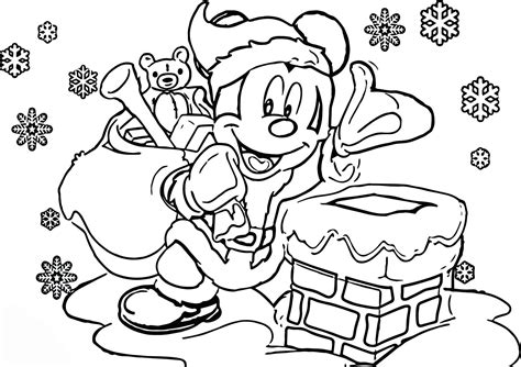 Mickey Mouse Christmas Coloring Pages - Best Coloring Pages For Kids