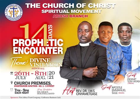 The Church of Christ spiritual movement Takoradi