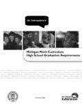 Michigan Merit Curriculum High School Graduation … / michigan-merit-curriculum-high-school ...