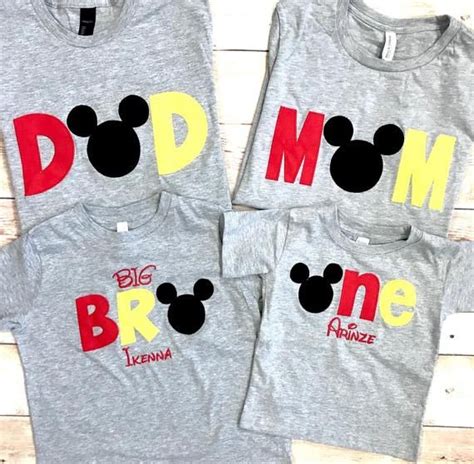 Disney Family Shirts Family Mickey Shirts Vacation Tees Disneyland ...