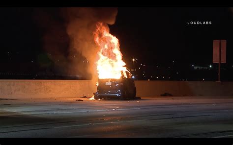 SYLMAR: Fiery Freeway Crash - LLN