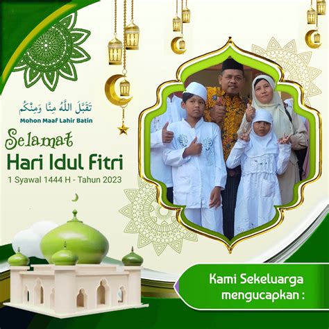 Kumpulan Twibbon Ucapan Minal Aidin Wal Faizin Hari Raya Idul Fitri 1 ...