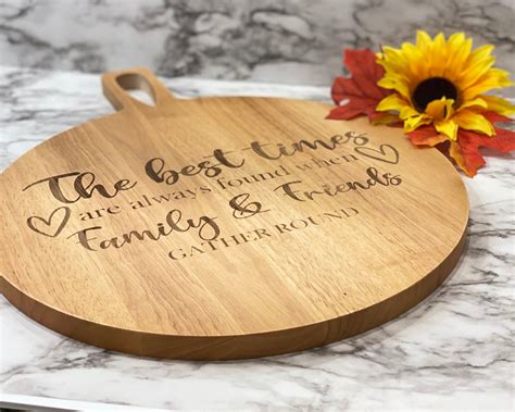 Beautiful Charcuterie Board With Quote About Family and - Etsy