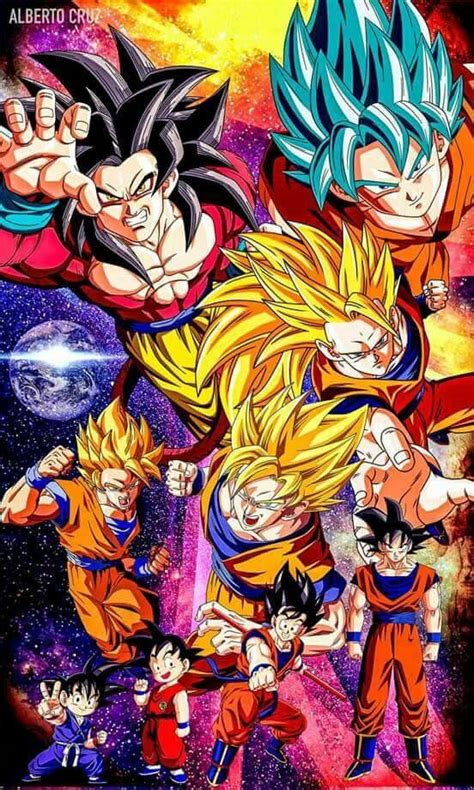 Fases de goku | Personajes de dragon ball, Dragon ball, Dibujos de goku ...