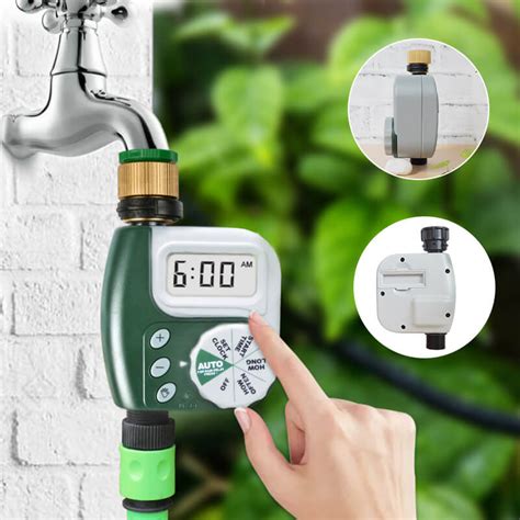 Garden Sprinkler Timer, Programmable Single Outlet Hose Watering Timer, Outdoor Water Timer ...