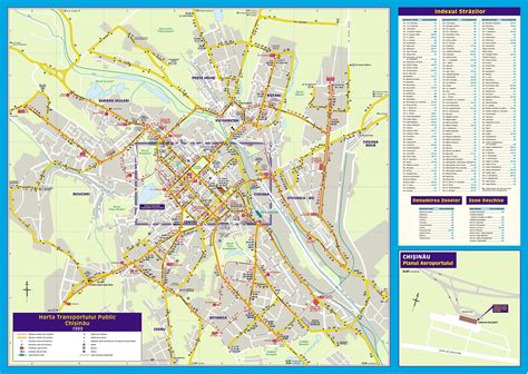 Stadtplan von Chisinau | Detaillierte gedruckte Karten von Chisinau, Moldawien der ...