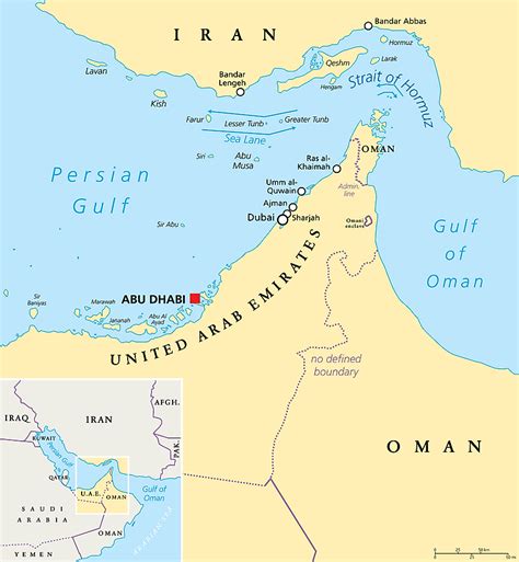 Strait Of Hormuz - WorldAtlas